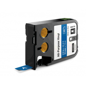 DYMO XTL vinil 12 mm x 7 m alb albastru