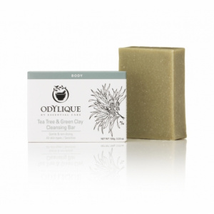 Essential Care Sapun antibacterian Odylique cu tea tree si argila verde, 100 g