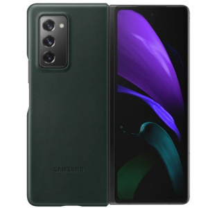 Samsung Leather EF-VF916LGEGEU pentru Galaxy Z Fold 2 (Verde)