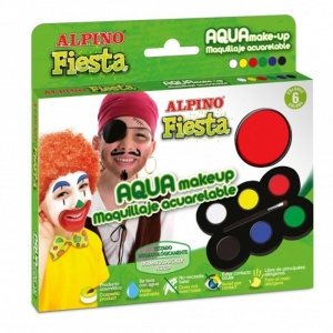 Alpino Set machiaj Make-up pallete Classic - 6 culori + pensula