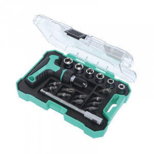 Proskit Set 18 surubelnite, 3 extensii pentru reglarea lungimii SD-2320M