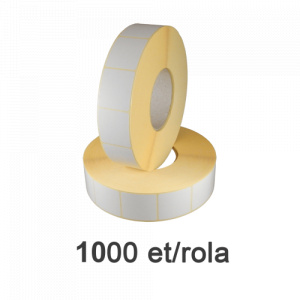 ZINTA Role etichete termice 40x45mm, Top Thermal, 1000 et./rola - 40X45X1000-TTH