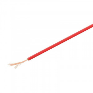 Goobay Cablu cupru multifilar izolat 10m rosu 1x0.14mm