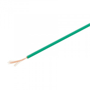 Goobay Cablu cupru multifilar izolat 10m verde 1x0.14mm