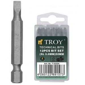 Troy Set de biti 12 bucati (3.0 x 50 mm) T22224