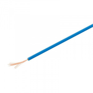 Goobay Cablu cupru multifilar izolat 10m albastru 1x0.14mm