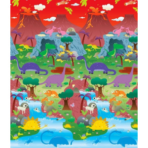 Prince Lionheart Covoras cu Doua Fete City Dinosaur