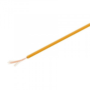 Goobay Cablu cupru multifilar izolat 10m orange 1x0.14mm