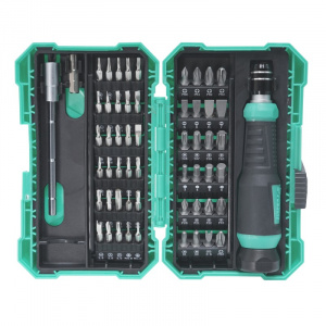 Proskit Set surubelnite 57 piese, reglaj extensie 3 lungimi SD-9857M
