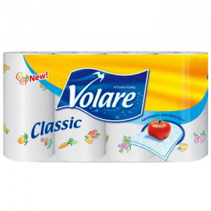 Volare Prosop hartie classic 4/set