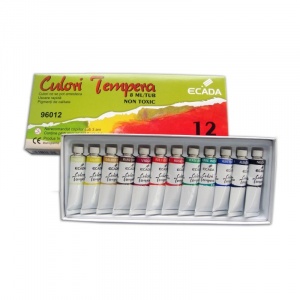 Ecada Set 12 culori tempera