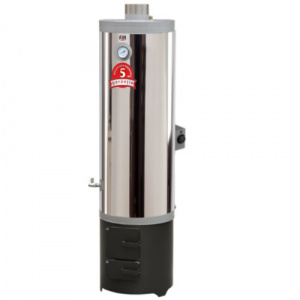FM Group Ansamblu boiler inox lemn/electric 120l focar economic FM