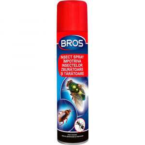 Bros Spray insecticid universal anti insecte zburatoare si taratoare 400 ml.