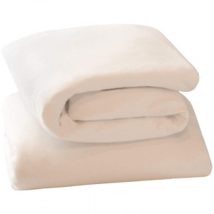 Clevamama Set 2 Cearsafuri cu Elastic 120 x 60 cm Alb