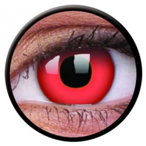 Maxvue Vision Crazy Red Devil - 360 purtari (2 lentile/cutie)