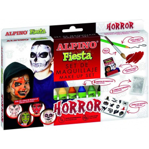 Alpino Set machiaj Monsters - 6 culori x 5 gr + accesorii