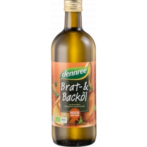 dennree Ulei de floarea soarelui BIO pentru gatit 1L