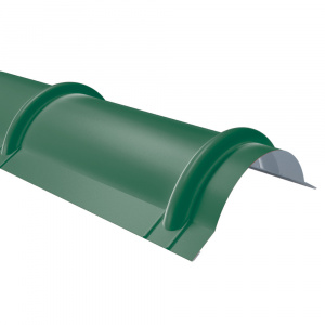 Rufster Coame pentru tigla Premium 0,5 mm grosime 6020 MS verde-crom mat structurat