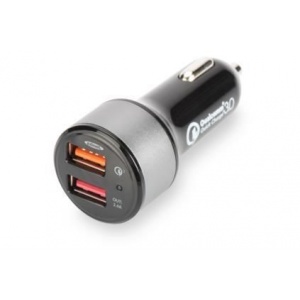Ednet Quick Charge™ 3.0 Car Charger, Dual Port 84103