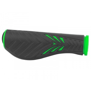 Force Gripuri, Ergononomic, Negru-Verde, 125 mm