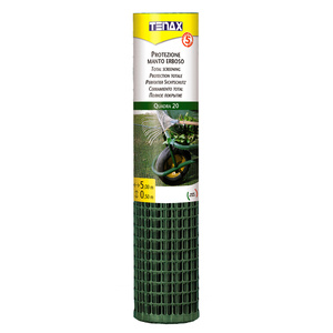 TENAX Plasa protectie Quadra 20 verde 1X5m