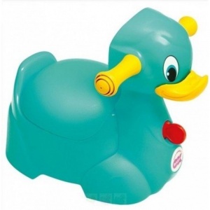 Okbaby Olita ergonomica cu spatar si manere Quack Turcoaz