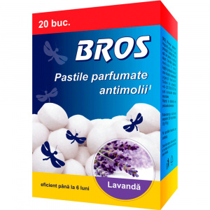 Bros Bile parfumate contra molii 20 buc