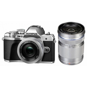 Olympus E-M10 Mark III Silver + 14-42mm EZ + 40-150mm R (V207074SE000)