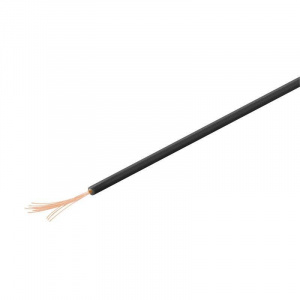 Goobay Cablu cupru multifilar izolat 10m negru 1x0.14mm