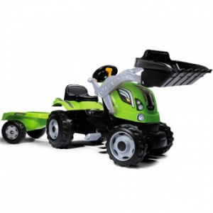 Smoby Tractor Fun Farmer Max Verde