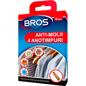 Bros Suport de agatat contra molii 4 sezoane
