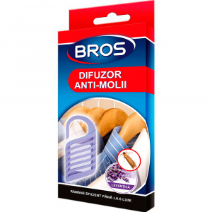 Bros Difuzor lavanda agatator pentru molii