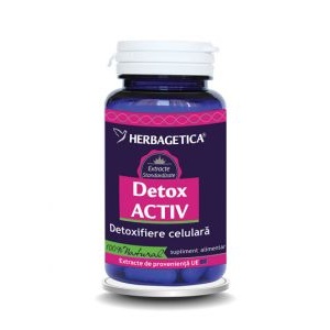 Herbagetica Detox activ 60 cps