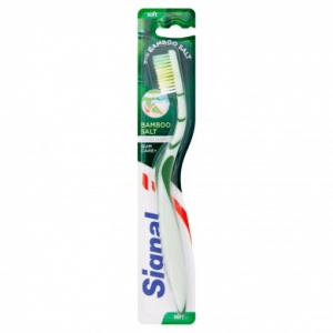 Signal Periuță de dinți moale cu conținut de sare de bambus Bamboo Salt