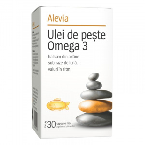 Alevia Omega 3 Ulei de Peste, 30 capsule