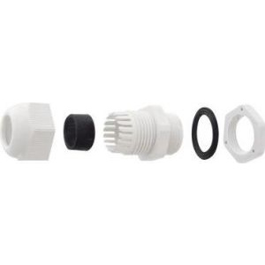Tracon Electric Presetupă din material plastic cu contrapiuliţă - IP68, 18-28mm PG-36