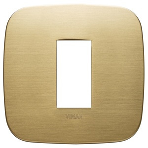 Vimar Rama ornament rotunda 1 modul Metal Brushed Brass Arke