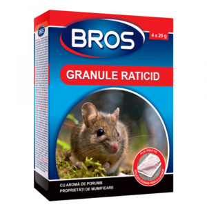 Bros Pelete anti soareci si sobolani 100 gr.