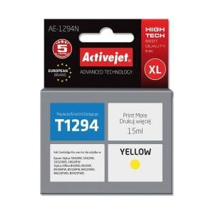 ActiveJet Cartus ac-t1294 Epson c13t12944010 15ml Galben