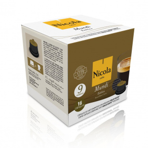 Nicola Cafes Capsule Mundi Exotic, compatibile Dolce Gusto, 16 capsule