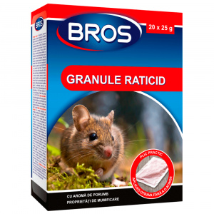 Bros Pelete impotriva soarecilor si sobolanilor 500 gr
