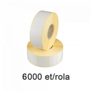ZINTA Role etichete semilucioase 32x25mm, 6000 et./rola - 32X25X6000-SGP