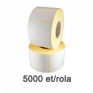 ZINTA Role etichete semilucioase 40x20mm, 5000 et./rola - 40X20X5000-SGP