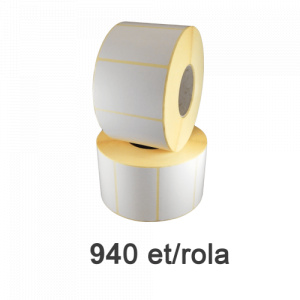 ZINTA Role etichete semilucioase detasabile 80x40mm, 940 et./rola - 80X40X940-SGP-REM