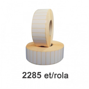 Raflatac-Budaval Role de etichete termice 50x15mm, 2285 et./rola - 50X15X2285-TH