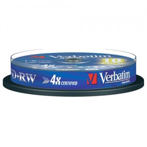 Verbatim DVD+RW 4x, 4.7GB, bulk (43488)