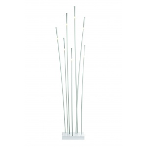 Fabbian Lampadar Giunco F14 C01 Alb cu 7 Leduri