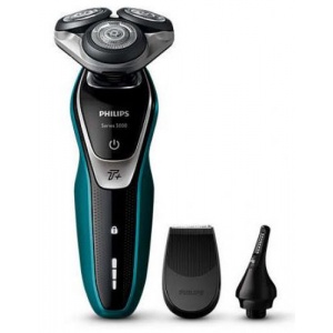 Philips Aparat de ras Series 5000 S5550/44, WetandDry (Verde-Negru)