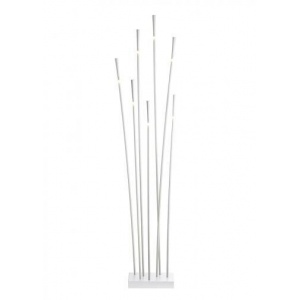 Fabbian Lampadar Giunco F14 C03 Alb cu 7 Leduri