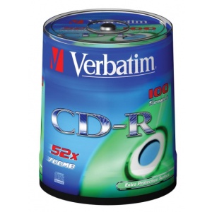 Verbatim CD-R 48x, 700MB/80 min, EXTRA PROTECTION SURFACE, bulk (43411)